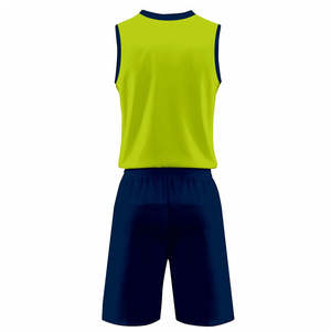 Ensembles de maillots de basket-ball en maille respirante, nom et logo personnalisés, uniforme de basket-ball réversible bon marché pour les enfants d'âge scolaire - Product Image 3