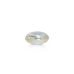 Piedra de Zafiro Blanco Natural de 2.75 Quilates, Corte Oval Facetado, 8mm de Altura, 1mm de Diámetro del Orificio, Variedad que Incluye Corte Cojín y Marquesa - Product Image 3