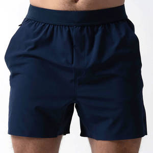 Shorts de sport pour homme, 100% polyester, logo personnalisé, vêtements de sport actifs, entraînement athlétique - Product Image 4
