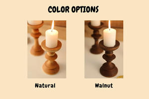 Handmade Candle Holders Home Decor Gift <b>Wooden</b> <b>Candlestick</b> Wedding Decor New Home Gifts Wood Candle Holders Unique Candle Holder - Product Image 6