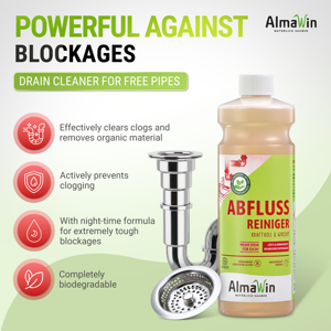 Limpiador Ecológico Vegano para Inodoros y Urinarios KLAR, 750 ml, Sin Fragancia, Contra el Sarro y las Incrustaciones de Orina, Orgánico - Product Image 1