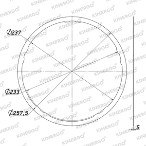 Doublure de friction ZF05LF1 pour ZF 5HP30 F1 (Fabor) - Product Image 2