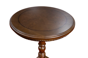 Haute qualité noyer rotin dos Louis chaise confortable coussin siège en bois massif Table basse ensemble meubles de maison décoratifs - Product Image 4