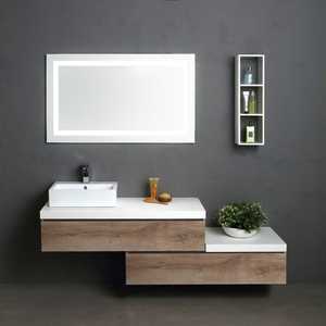 Vieste 20 cm X 70 cm White Forest Open Bathroom Cabinet <b>Wall</b> <b>Shelves</b> - Product Image 2