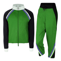 Ensemble de survêtement pour homme, ensemble de veste de survêtement, vêtements de sport, style uni, sweat-shirt en tricot, pantalon de survêtement, ensemble de sport pour homme