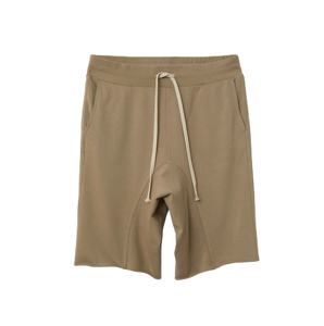 Breathable New <b>Men's</b> Solid Color Vintage 100% Polyester High Street Style Knee Length Drop Crotch <b>Sweat</b> <b>Shorts</b> Pockets Heavy - Product Image 2