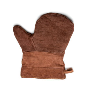 OEM Custom Leather Baking <b>Gloves</b> for Professional Use Heatproof Cowhide <b>Gloves</b> for Commercial <b>Oven</b> Cooking & Food Processing - Product Image 4