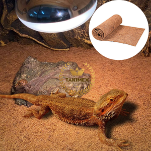 Alfombrilla para reptiles de coco, lavable, hecha de fibra de coco Natural de alta calidad, forro para Terrario de mascotas para dragón barbudo - Product Image 1