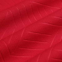 Ensemble d'uniformes de football rouges personnalisés pour hommes, respirant, anti-UV, séchage rapide, 100% polyester, maillot de football, tenue de sport d'équipe, Sialkot