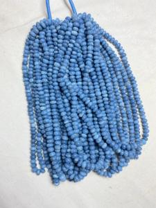 Opal Gemstone Rondelles Beads Strand Jewelry Making Gemstone Beads for Necklace <b>Bracelet</b> Gift for Her - Product Image 2