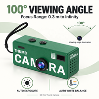 Mini caméra numérique G6 avec enregistrement vidéo 1080P, écran de 0,96 pouce, microphone intégré et connectivité Type-C