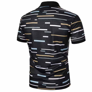 เสื้อโปโลผู้ชายมีสไตล์ที่ทำจากวัสดุน้ำหนักเบาระบายอากาศได้ให้ความรู้สึกนุ่มสบายและดีไซน์ที่ปรับแต่งได้ - Product Image 2