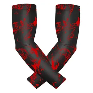 Sublimation Pro Fit Arm Sleeves Running Compression Basketball Fitness Sports Wear Cycling Arms Warmers