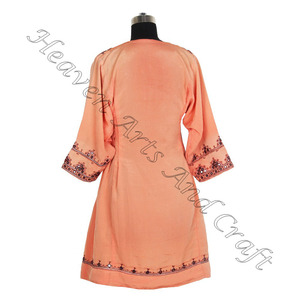 2025 Banjara Collection de robes Balochi brodées à la main vintage vestes en coton/soie véritable à manches longues - Product Image 2