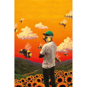 Affiche sur toile Tyler the Creator Modern Flowerboy avec support élégant - Product Image 2