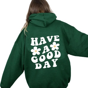 Sweat à capuche en molleton doux pour femme XS Hip Hop Streetwear décontracté 'I Will Praise Him Every Season' Manteau à capuche imprimé automne - Product Image 1