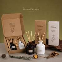 Diffuseur d'huiles essentielles personnalisé écologique, parfum pêche, sans flamme, élégant, inspiré d'Instagram, créatif pour la maison
