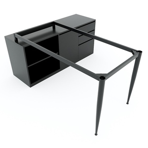 Patas de Mesa Modernas Minimalistas de Hierro y Acero Resistentes para Muebles de Comedor y Cocina de 140x60cm HCCN020 - Product Image 1