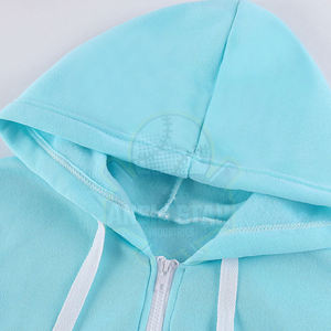 Sudadera con capucha personalizable para mujer 2024 al por mayor, tejido de algodón de alta calidad, cuello con capucha, logotipo frontal para invierno - Product Image 3