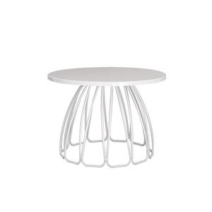 Top Selling White Metal Frame <b>Cake</b> <b>Stand</b> with Round wooden top Hotel and Restaurant Usage <b>Cake</b> Tools for Party Decor <b>Cake</b> <b>Stand</b> - Product Image 1