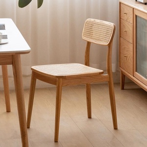 Chaise en rotin tissée à la main, meubles de salon écologiques en bambou et en rotin - Product Image 4