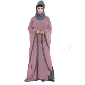 ชุดอาบายาคาฟตันสีเขียวอ่อนสำหรับผู้หญิงมุสลิมอาหรับอาหรับแบบเรียบง่ายทันสมัยทันสมัย - Product Image 3