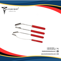 Outils dentaires professionnels de haute qualité pour chevaux, en acier inoxydable allemand, ensemble de 4 pièces, poignées ergonomiques, flotteurs dentaires, usage vétérinaire, diagnostic