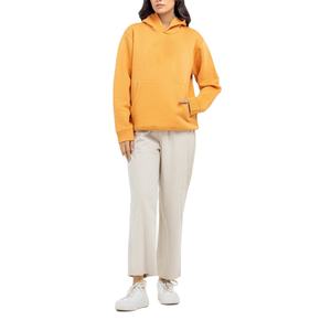 Sudadera con capucha holgada básica de mujer Premium, sudadera con capucha de Color sólido, manga larga, calidad superior, logotipo bordado personalizado, Sudadera con capucha para mujer - Product Image 2