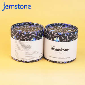Boîte cylindrique, poudre libre, huile essentielle, emballage personnalisé en carton recyclable, cosmétique, crème pour le visage, tube en papier - Product Image 2