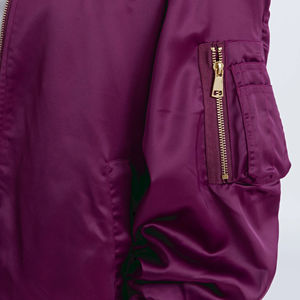 Chaqueta Bomber para Mujer, Talla Grande, Invierno, Transpirable, Personalizable, con Logotipo Personalizado, Color, Algodón, Impermeable, Cortavientos - Product Image 4