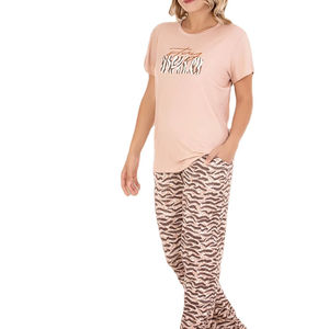 Conjunto de Pijama de Viscosa para Mujer, Calidad Turca, Suave y Transpirable, Manga Larga, Hecho en Turquía, Ropa de Dormir de Alta Calidad - Product Image 1