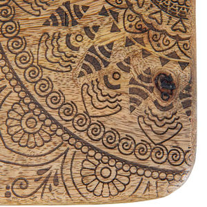 Planche à découper de cuisine artisanale personnalisée faite à la main à partir de bois naturel de l'exportateur indien Prix - Product Image 2