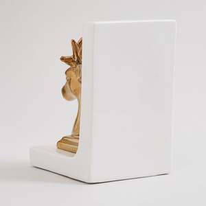 Creative Céramique Métal Renne Figurine Serre-Livres En Métal Décorations Pour La Maison & Ornements En Gros du Fabricant Exportateur - Product Image 1