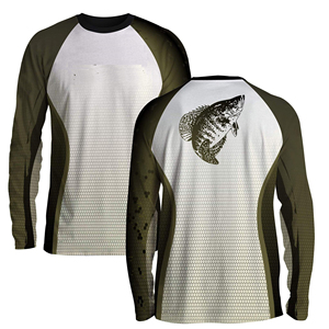 Ropa de pesca con protección solar Anti Uv personalizada, camisas de pescado de manga larga con sublimación, ropa de pesca con capucha de secado rápido - Product Image 4