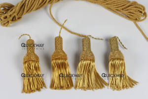 Glands décoratifs en métal doré pour vêtements liturgiques, vêtements ecclésiastiques, décoration liturgique, haute qualité - Product Image 4