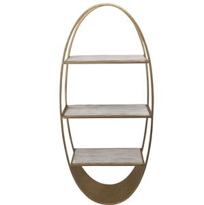 ชั้นวางของลอยติดผนังทำจากไม้โลหะหรูหราชั้นวางของติดผนังสำหรับบ้านโรงแรมห้องนั่งเล่นห้องครัวตกแต่งทำในอินเดีย - Product Image 4