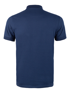 Camisetas Polo para Hombre, 95% Algodón, 5% Lycra, 180 GSM, Color Azul Marino - Product Image 3