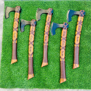 Thewizcrafts RAGNER Customized Carbon Steel Viking <b>Axe</b> Head High Quality New Design Wood Handle Outdoor Sharpness Custom - Product Image 3