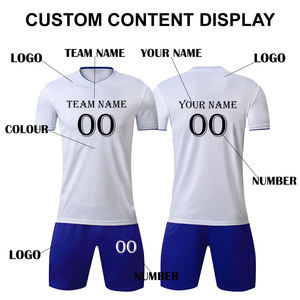 Uniforme de Fútbol para Hombre, Logotipo Personalizado, Ligero, Transpirable, Cómodo, Camiseta de Manga Corta, Pantalones Cortos, Ropa Deportiva para Entrenamiento al Aire Libre - Product Image 5
