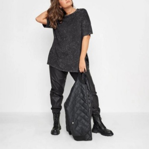 2024 respirant femmes T-Shirts col rond décontracté cravate teint T-shirt 100% coton surdimensionné plaine lavé à l'acide Vintage T-shirts femmes - Product Image 4