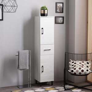 Medium Bathroom Column in Ravenna <b>White</b> Oak 2-Door and 1-<b>Drawer</b> <b>Set</b> - Product Image 1