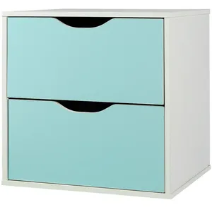 Bedroom <b>Storage</b> Furniture Organizer Chest Closet with 2 Drawers - Product Image 1