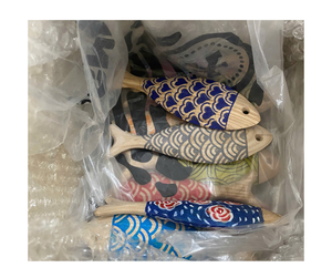 Poisson en bois de qualité supérieure fabriqué au Vietnam Motifs peints à la main vibrants, approvisionnement en vrac disponible pour l'exportation à bon prix Poisson en bois - Product Image 1