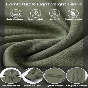 Sudaderas con capucha de alta calidad para hombre, sudaderas con capucha básicas de poliéster mezclado de algodón, sudaderas con capucha de moda superior MOQ bajo - Product Image 6