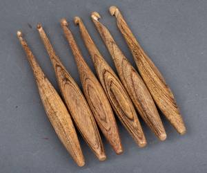 Crochets en bois faits à la main support organisateur artisanat organisateur fournitures de couture stockage différentes tailles crochets - Product Image 6