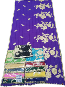 High Quality Embroidery Rhinestone Floral Lace Cotton Breathable Summer Long <b>Shawl</b> <b>Women</b> Daily Wear Soft 200g AHE - Product Image 2