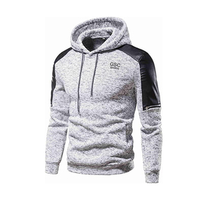 Sudaderas con capucha de diseño a la moda para hombres y mujeres, sudaderas personalizadas con diseño de hombro e impresión personalizada para la marca del cliente - Product Image 3