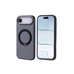 Support de charge compatible Netzy M-Safe SAFAPROTON avec coque en silicone pour iPhone 17, 17 Air, 14 Plus, couleur noire - Product Image 1