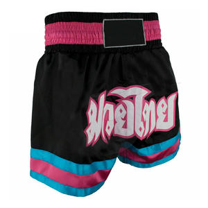 Venta al por mayor Tailandia Muay Thai Shorts Custom Muay Thai Short Muay Thai Kick Boxing Shorts - Product Image 4
