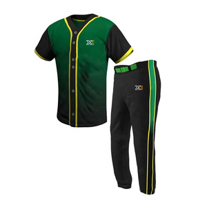 Bon marché, uniformes de baseball confortables de conception spéciale à séchage rapide avec étiquette personnalisée en plusieurs couleurs à la mode - Product Image 1